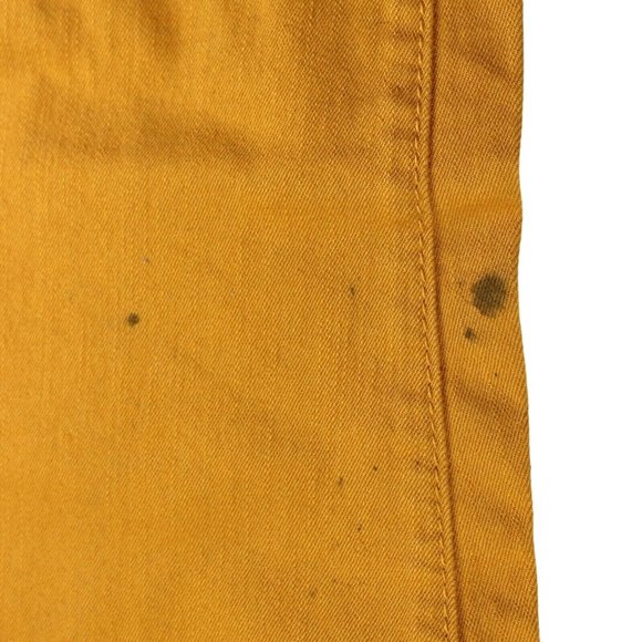 Jalate Jeans Womens Yellow Regular Fit Low Rise Denim Skinny Jeans Size 11‎ - Picture 5 of 6